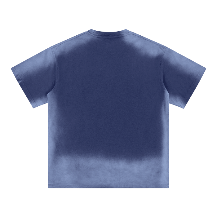 Monkey Washed Edge Drop Shoulder T-Shirt - 250 GSM