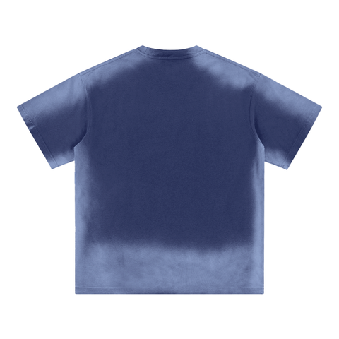 Monkey Washed Edge Drop Shoulder T-Shirt - 250 GSM